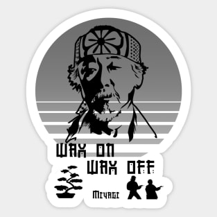 Miyagi collage Sticker